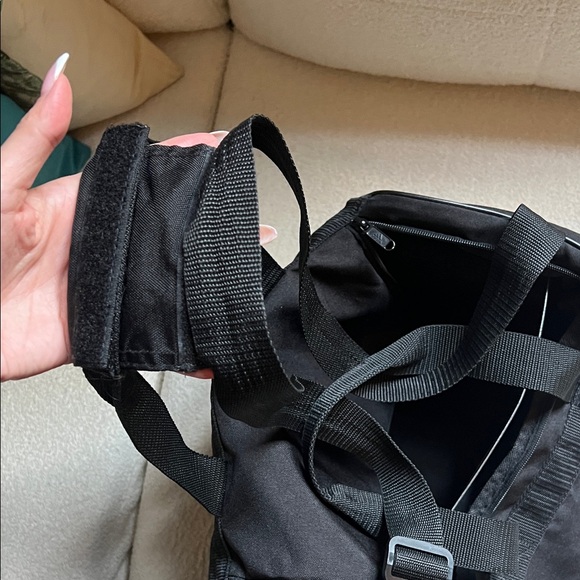 Adidas Black and White Duffel Bag - Picture 6 of 7